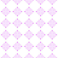 Watercolor summer ethnic border pattern. Purple 