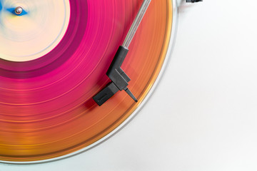 pink retro disk.