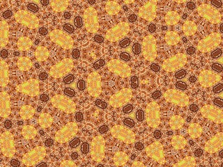 Illustration of an abstract colorful geometric background with beautiful patterns. Kaleidoscope art