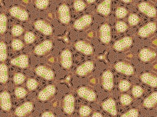 Illustration of an abstract colorful geometric background with beautiful patterns. Kaleidoscope art