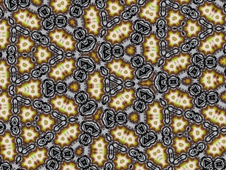 Illustration of an abstract colorful geometric background with beautiful patterns. Kaleidoscope art
