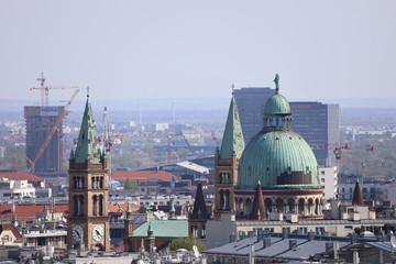 view of the cathedral of st peter and st paul in prague