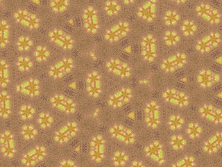 Illustration of an abstract colorful geometric background with beautiful patterns. Kaleidoscope art