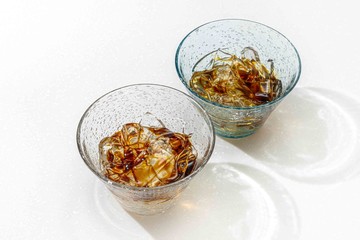 くずきり　kind of noodle made from arrowroot starch