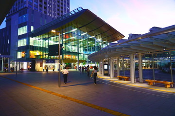 【福井県】福井駅の駅前広場 / Fukui station square in front of the station