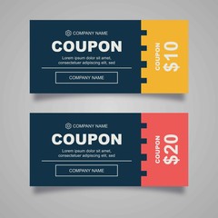 elegant coupon design template