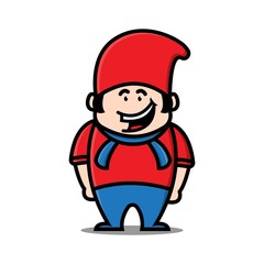 kawaii boy character designs illustration