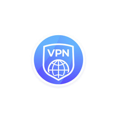 VPN icon with shield for apps