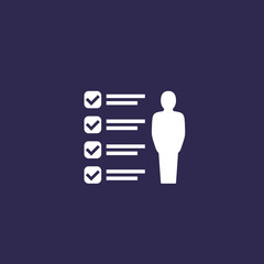 skills icon, vector