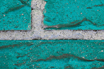 Textura de muro de ladrillo azul