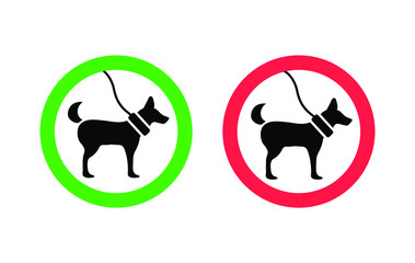 rule for dogs, dog on a leash
