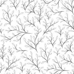 Small branch semaless pattern