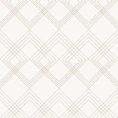 Fototapeta premium Seamless with abstract geometric pattern background vector.