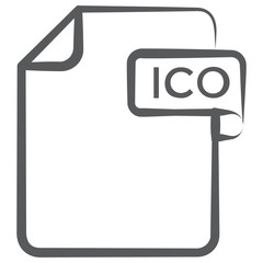 
Programming ico file, docs in modern linear style 
