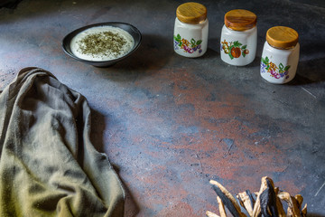 Stuffed grape leaves, a traditional Anatolian dish