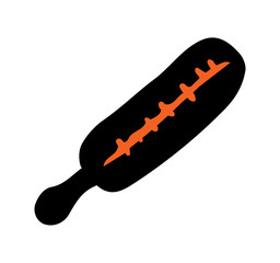 Thermometer for measuring temperature. Vector drawing