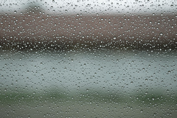 raindrops on window