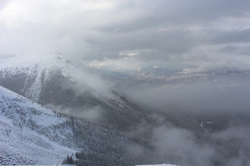 Whistlers peak - Jasper Canada