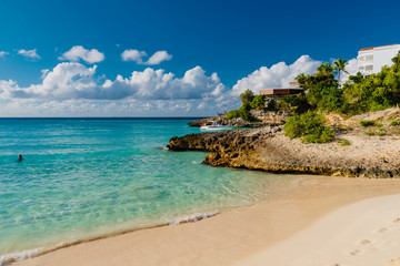 Fototapeta na wymiar panorama of the Caribbean islands of Anguilla