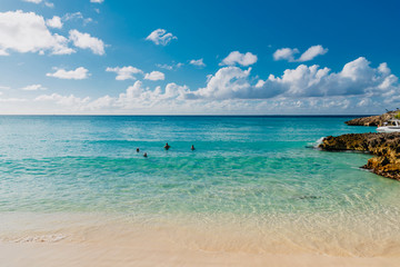 Fototapeta na wymiar panorama of the Caribbean islands of Anguilla