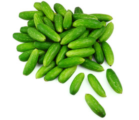 Fresh delicious green Coccinia grandis, ivy gourd known as scarlet gourd, Indian tindora, tindi, tendli and kowai fruit from tropical asia