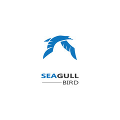 Seagull  Bird logo icon  vector designs