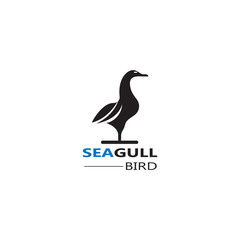 Fototapeta na wymiar Seagull Bird logo icon vector designs