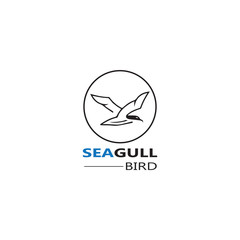 Seagull  Bird logo icon  vector designs
