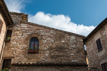 Città medievale di Spello. Umbria