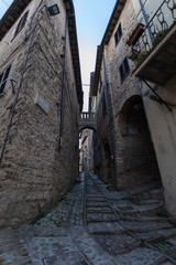 Fototapeta na wymiar Città medievale di Spello. Umbria
