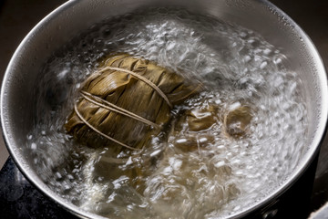 Cook Some Zongzi In The Boiling Water
