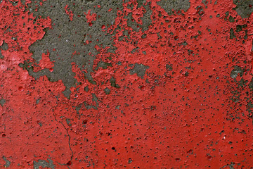 Old red wall