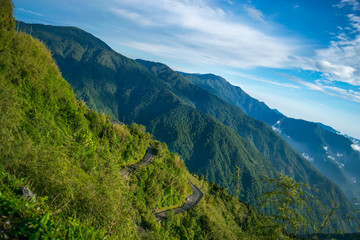 A beautiful horizontal landscape in Himalaya, India