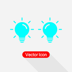 Bulb Icon vector illustration Eps10