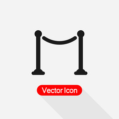 Cinema Fence Icon vector illustration Eps10