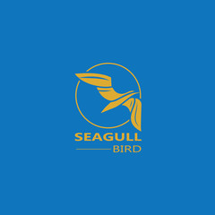 Seagull  Bird logo icon  vector designs