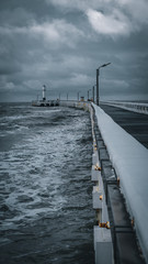 Nieuwpoort - Storm at sea