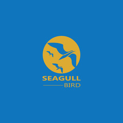 Seagull  Bird logo icon  vector designs