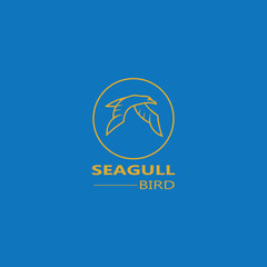 Seagull  Bird logo icon  vector designs