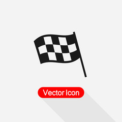 Competition Sport Flag Icon vector illustration Eps10