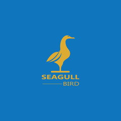 Fototapeta na wymiar Seagull Bird logo icon vector designs
