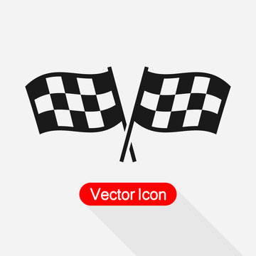 Competition Sport Flag Icon vector illustration Eps10