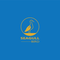 Seagull  Bird logo icon  vector designs