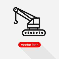 Crane Icon Vector Illustration Eps10