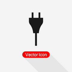 Electric Plug Icon Vector Illustration Eps10
