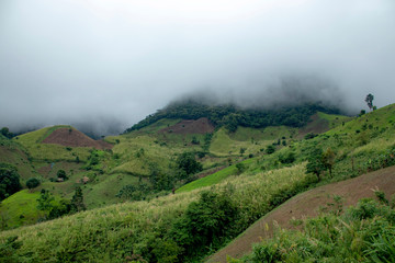 Phou khe mountain at Nan, Thailand.1