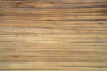 Fototapeta premium Drewniane bambusowe ściany na tle.