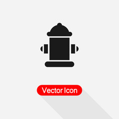 Fireplug Icon vector illustration Eps10
