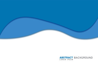 Modern Abstract Paper Cut Background Wallpaper With Simple Shapes Vector Template Design