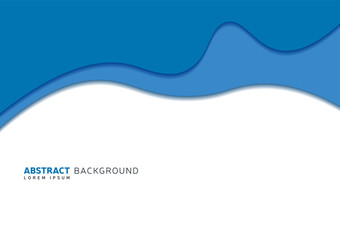 Modern Abstract Paper Cut Background Wallpaper With Simple Shapes Vector Template Design